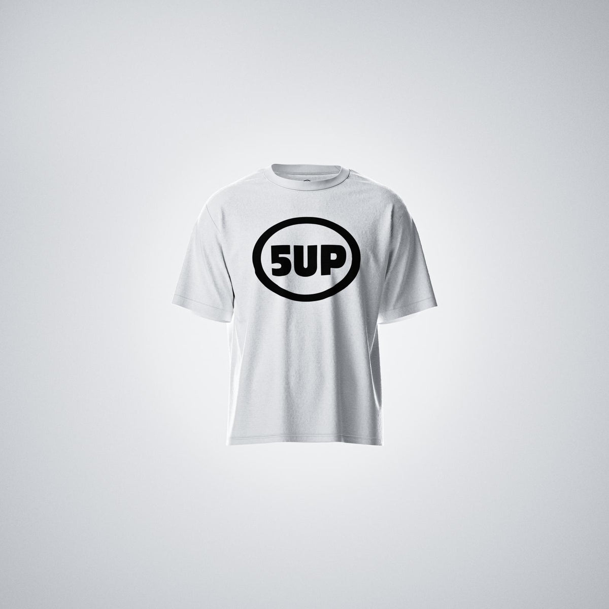 White "5UP" Tee